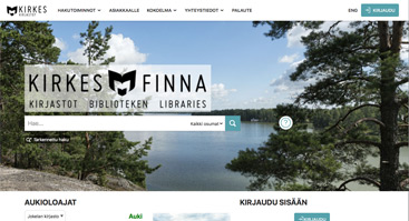 kirkes.finna.fi kuvakaappaus